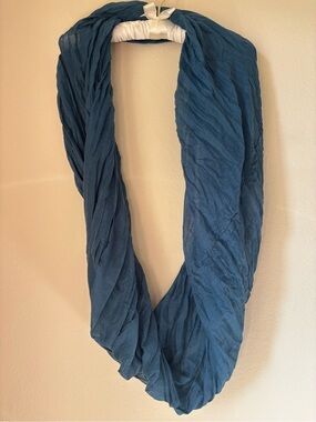 Teal Blue Infinity Scarf